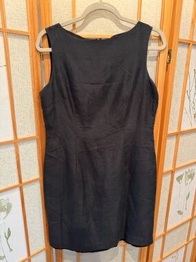 Savannah Black Sleeveless Sheath Mini Dress